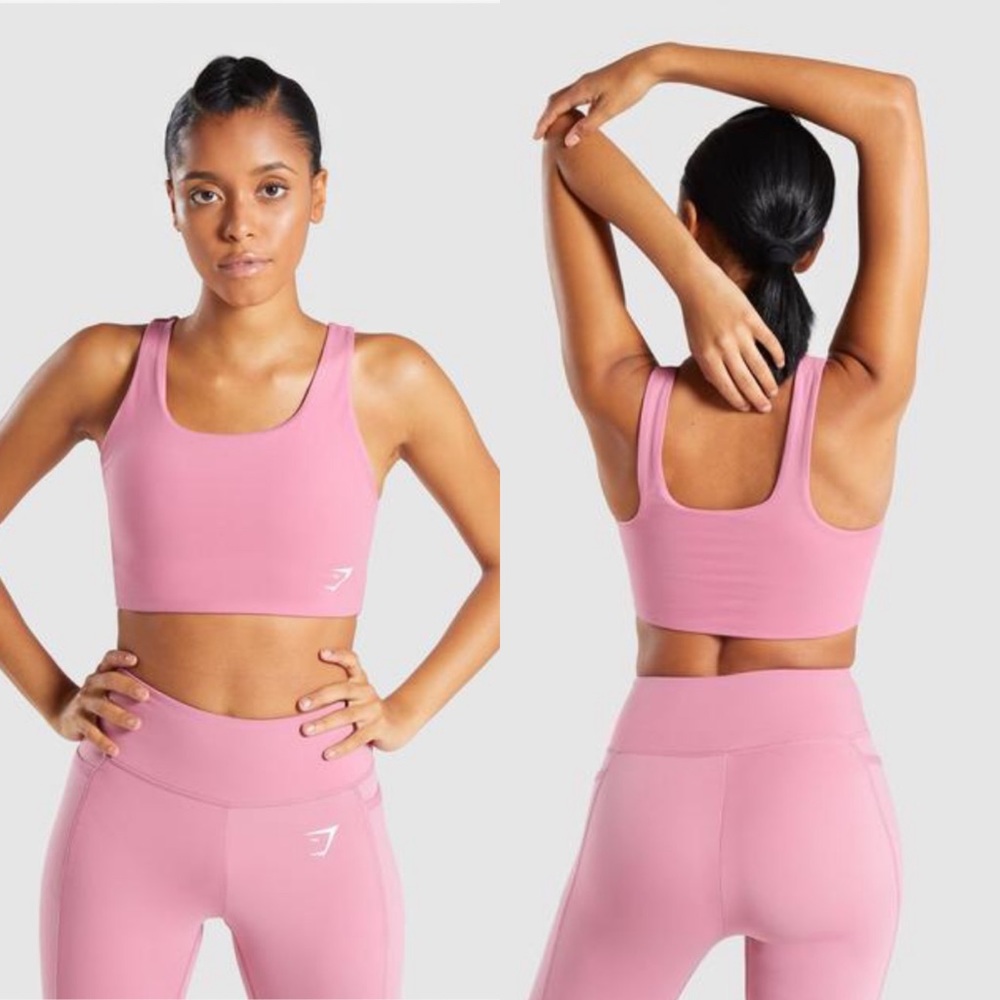 Gymshark Dreamy Sports Bra, Dusky Pink, S